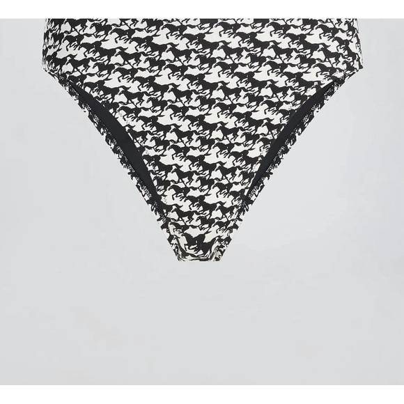 NEW SOLID & STRIPED miranda bikini bottom in horse print - Picture 3 of 3